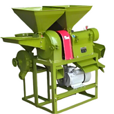 4 In One Mini Combined Rice Mill Machine with motor