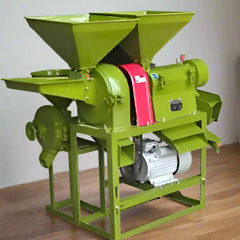 4 In One Mini Combined Rice Mill Machine with motor