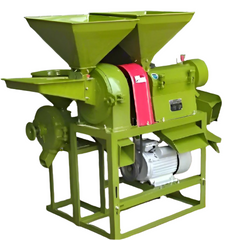 4 In One Mini Combined Rice Mill Machine with motor