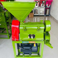6n100 Single Mini Rice Mill Machine with motor 3 hp copper
