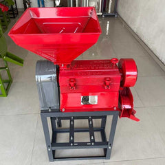 6n100 Single Mini Rice Mill Machine with motor 3 hp copper