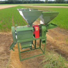 Mini Combine Rice Mill machine - 6w300 4.5 HP Motor