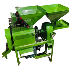 Mini Combine Rice Mill machine - 6w300 4.5 HP Motor