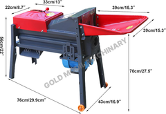 Corn Thresher Machine Maize Thasher 1.5 HP Motor